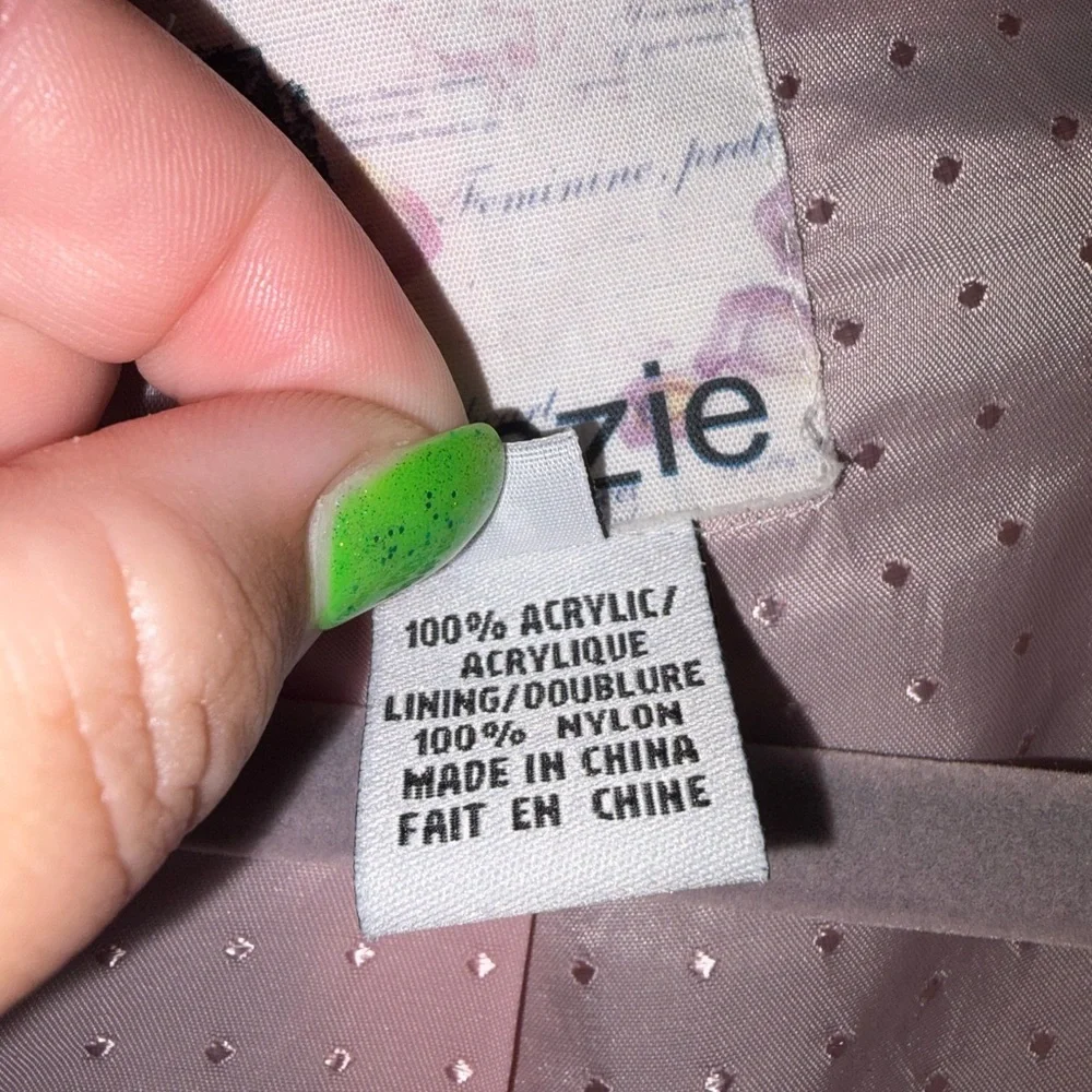 Kenzie Girls Black Faux Fur Jacket Soft Plush Cozy Size 8 - Picture 8 of 10